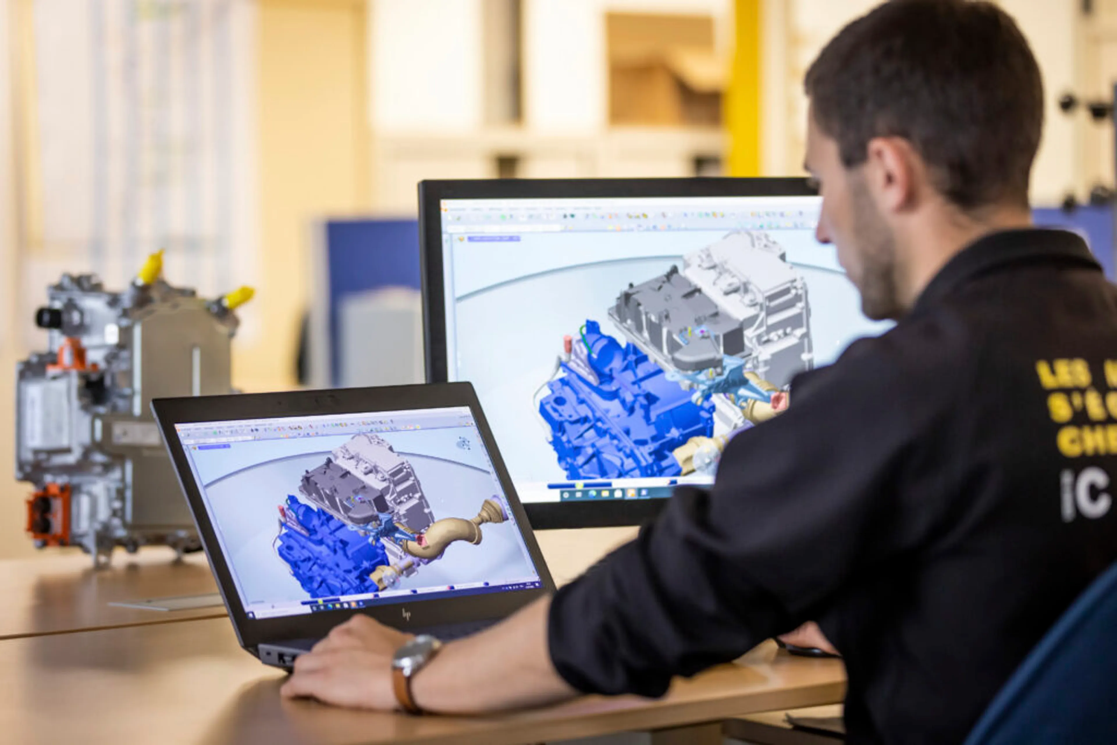 Conception design sur logicel du moteur