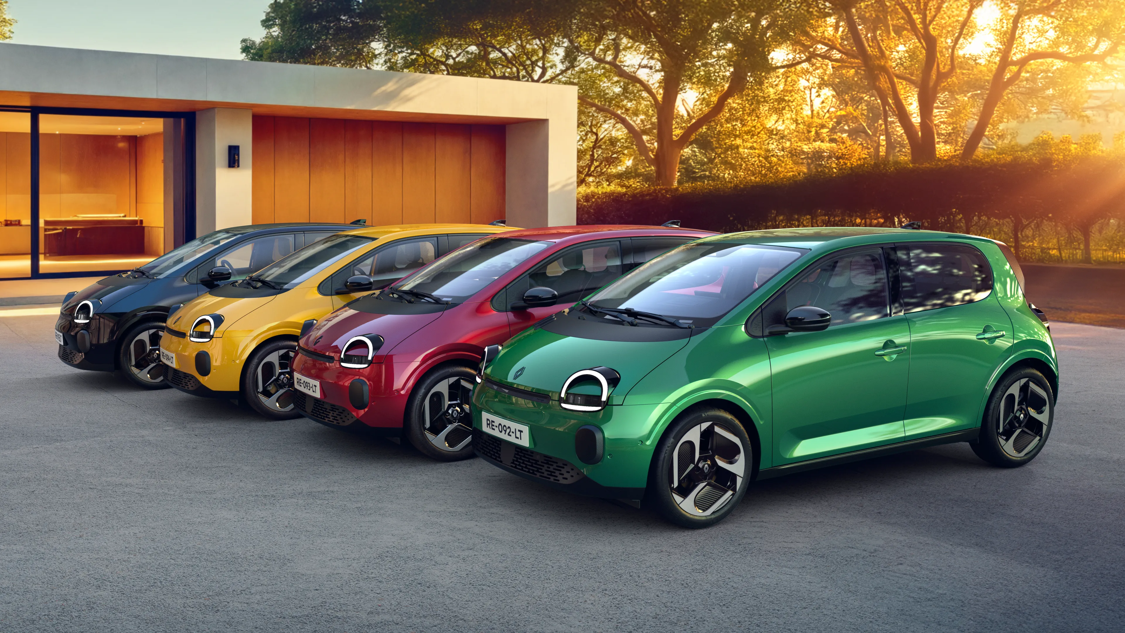 Renault Twingo E Tech Electric toute la gamme de couleur